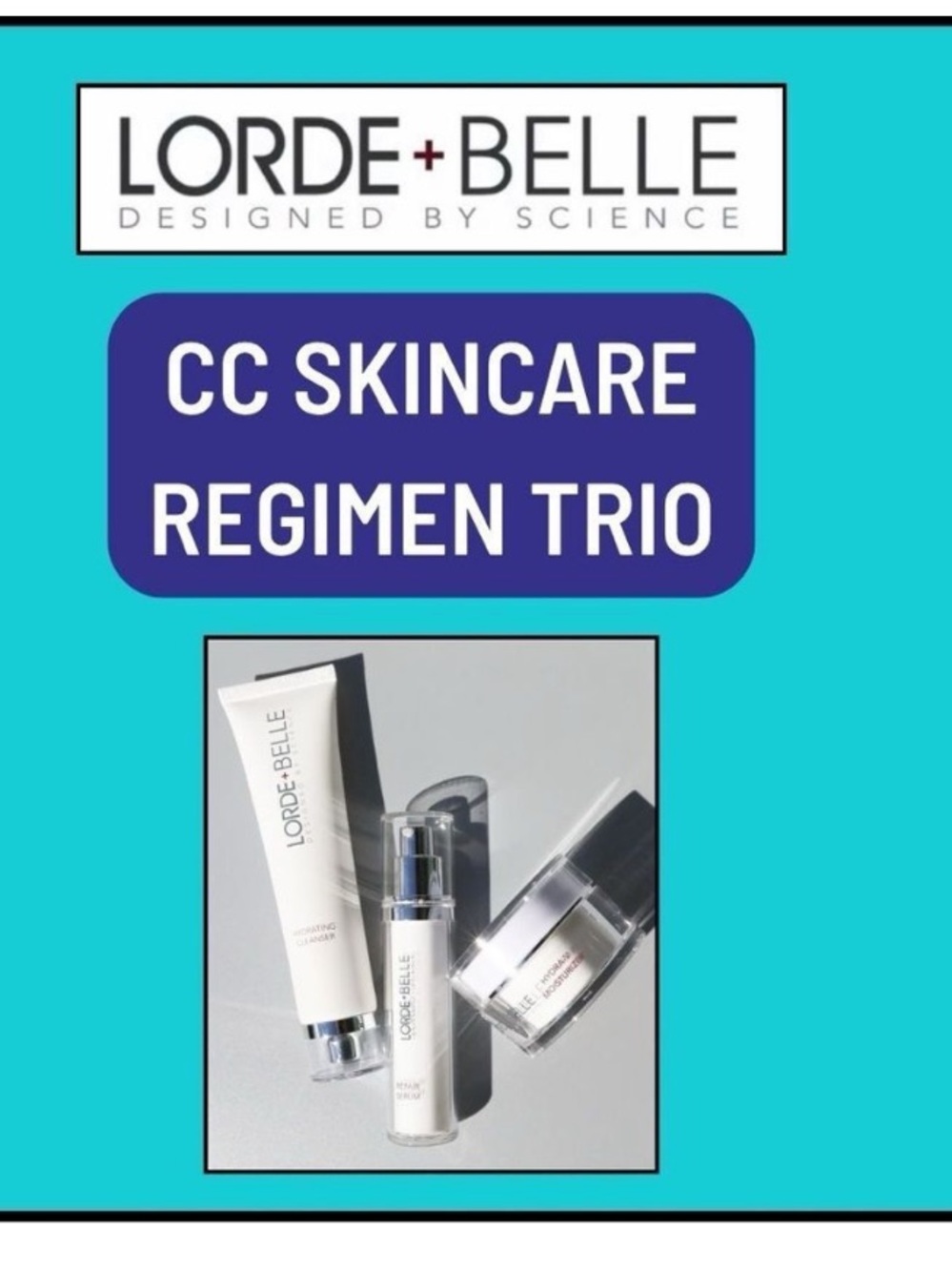 LORDE + BELLE Consciously Created REGIMEN 
3 Piece Set